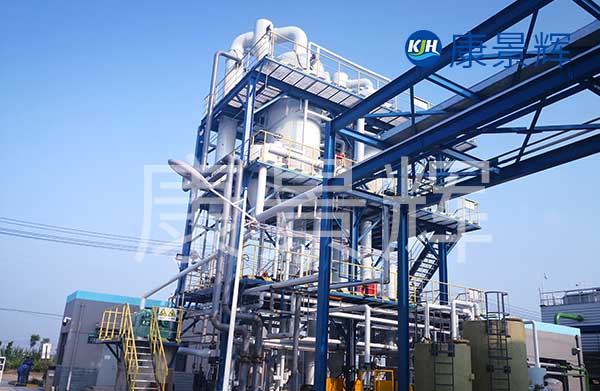 100T/D三效強制循環蒸發器