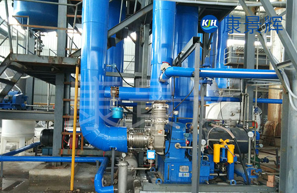 處理量每小時20噸的MVR精餾設備