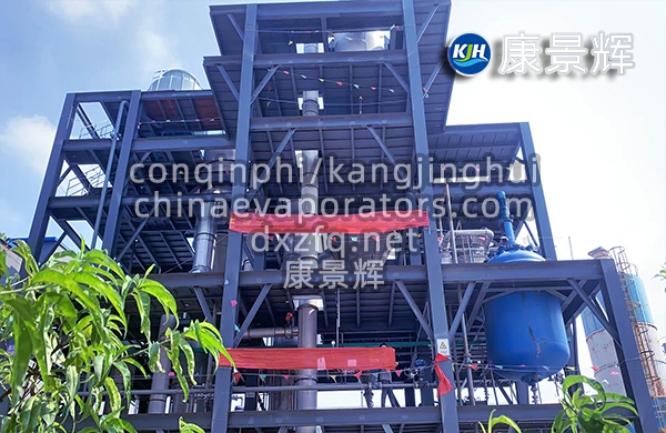 處理量每天100噸的高氯廢水蒸發器
